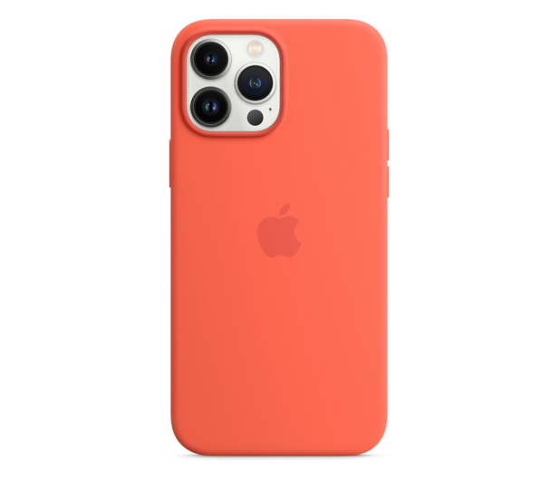 APPLE Etui do iPhone 13 Pro Max Silicone Case with MagSafe – Nectarine - 731022 - zdjęcie
